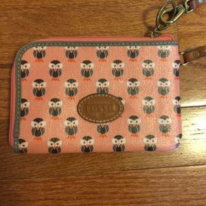 Fossil owl wallet